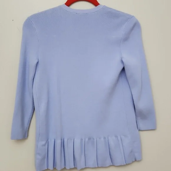 TALBOTS petite lavender purple size small cardigan - Picture 6 of 13